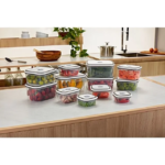 Kit Electrolux 12 Potes Herméticos 41046086 — Conjunto em contexto de cozinha