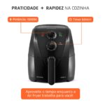 Air Fryer Mondial AFN-40-BF 4 L — Potência de 1500 W e timer de 60 minutos