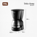 Cafeteira Elétrica Mondial C-30-18X-FB — Dimensões e peso do produto