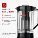 Liquidificador Mondial Turbo Power L-99-FB 550 W — Copo San Cristal
