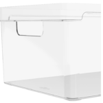 Organizador OU Clear OC400NT 7,5 L — Detalhe lateral e área de pega