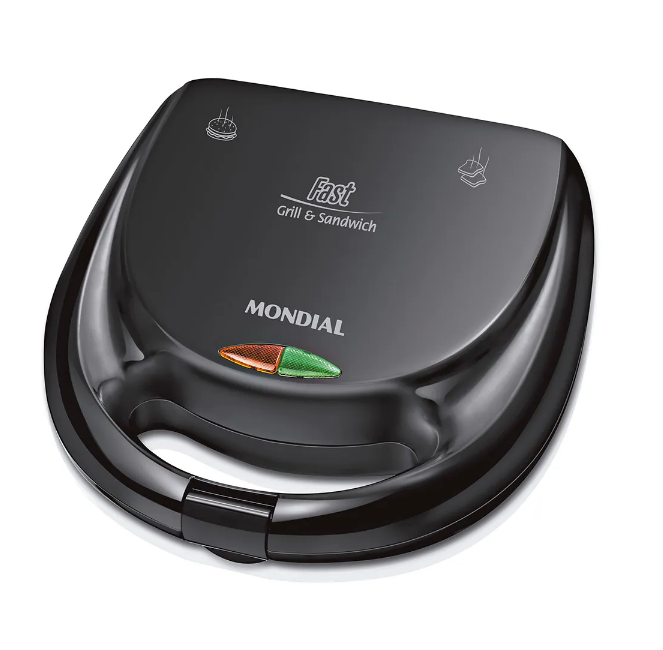 Sanduicheira Fast Grill Mondial S-12 — Produto fechado